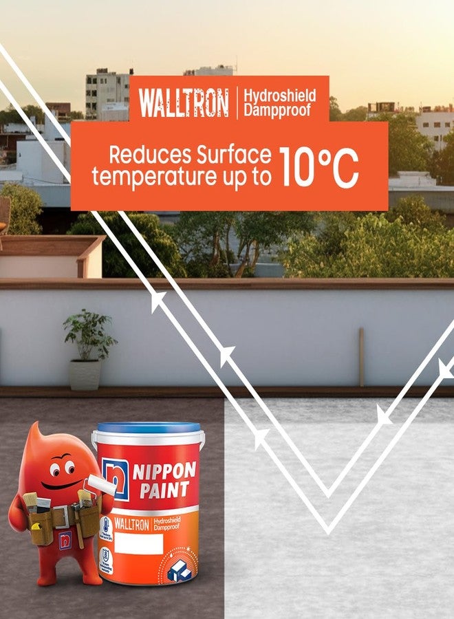 Nippon Paint طلاء نيبون هيدروشيلد المقاوم للرطوبة للطين المحروق 1 لتر - مانع تسرب ممتاز للماء | يحمي أسطح الطين المحروق من الرطوبة وأضرارها - Image 2